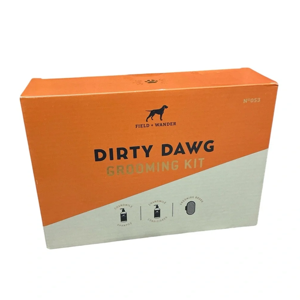 FIELD + WANDER Dirty Dawg Grooming Kit Chamomile $29 Retail NEW